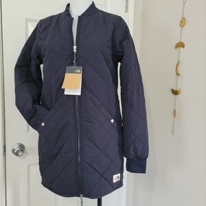 The North Face Womens Cuchillo Parka S NWT Navy Standard Fit Sherpa Quick Dry